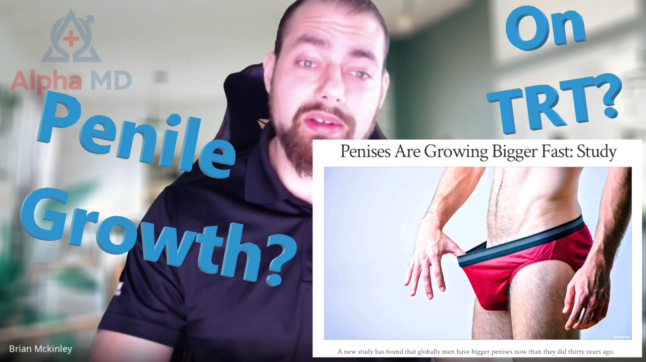 Does Testosterone Replacement Therapy Lead to Penile Growth? Lighthearted. 
