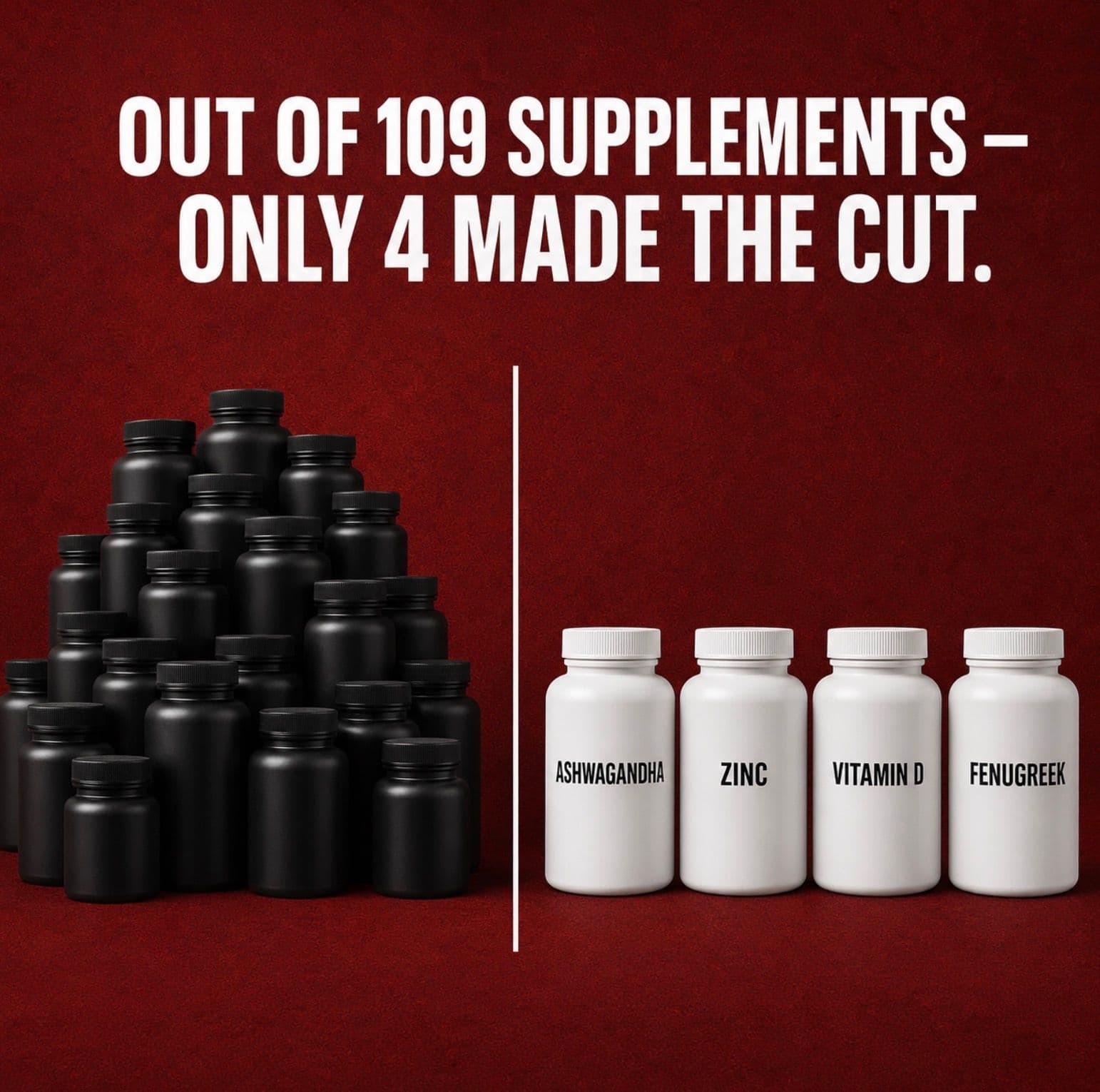 We Reviewed 109 Testosterone Boosters. Here Are the Only 4 Worth Your Money.