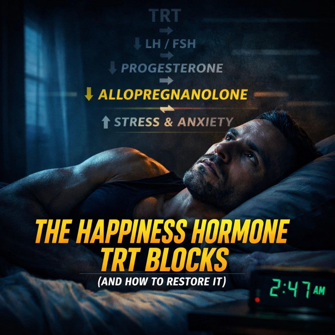 The 'Happiness Hormone' TRT Blocks (And How to Restore It)