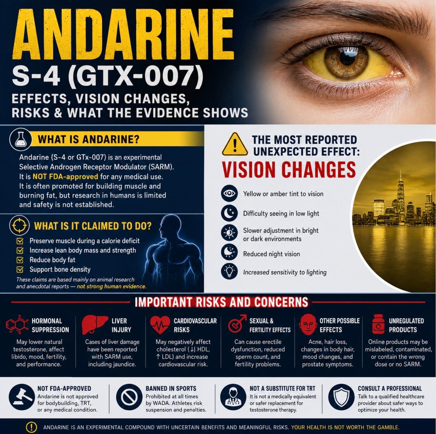 Unexpected Effects of Andarine GTx-007 (SARM)