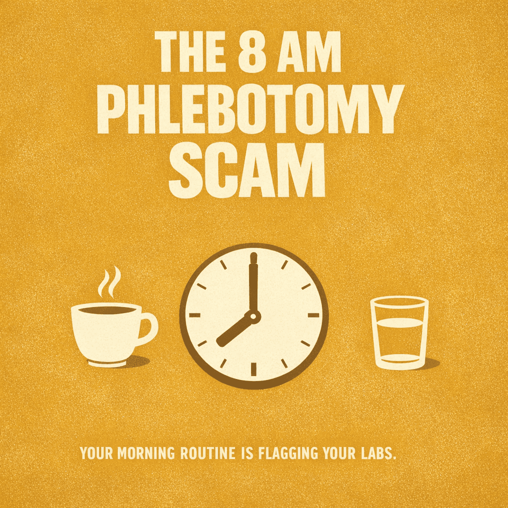 Your Hematocrit Is High Because You Tested Dehydrated: The 8 AM Phlebotomy Scam