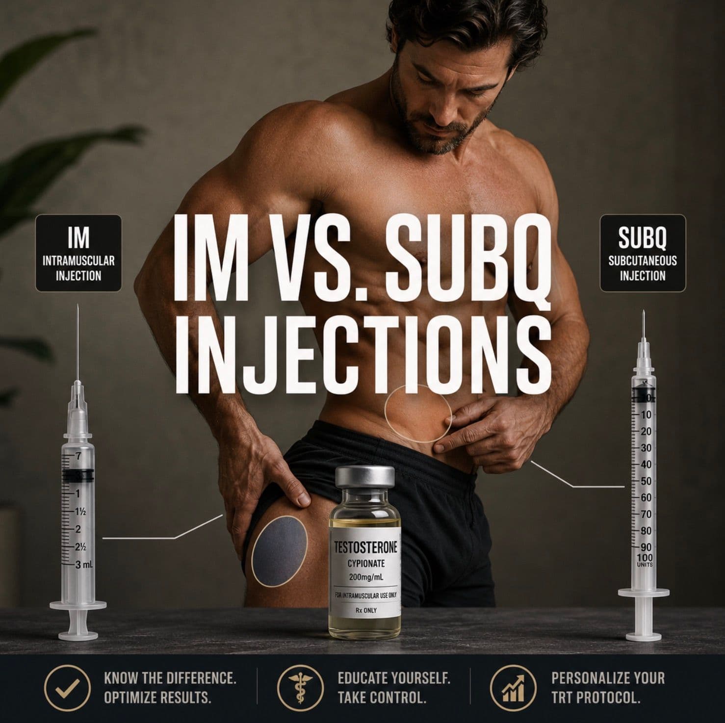 Intramuscular vs. Subcutaneous Testosterone Injections: Which TRT Method Is Right for You?