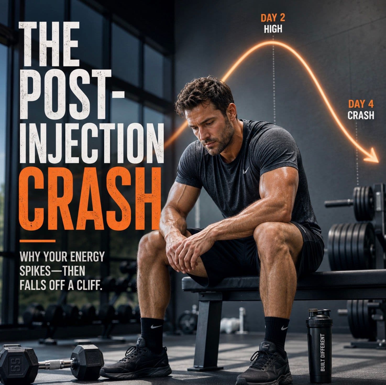 Why You Feel Incredible on Day 2 and Terrible by Day 4 - The Pharmacokinetics of the Post-Injection Crash