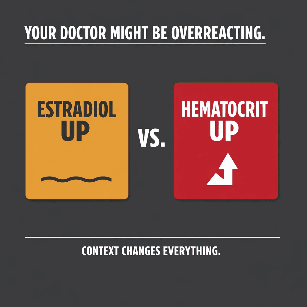 The TRT Lab Result That Should Make You Pause - And the One Your Doctor Is Overreacting To