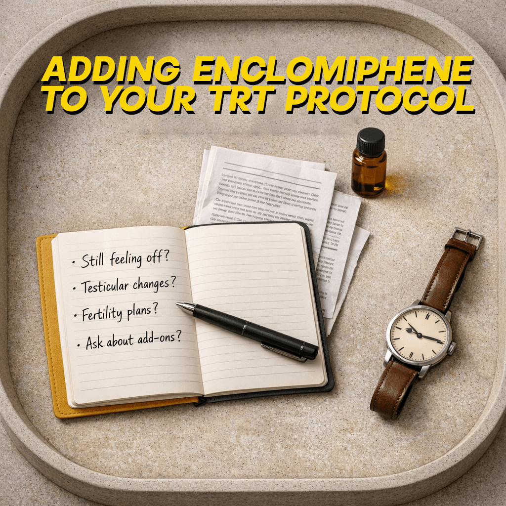 The Case for Adding Enclomiphene to an Existing TRT Protocol - Not Instead of It