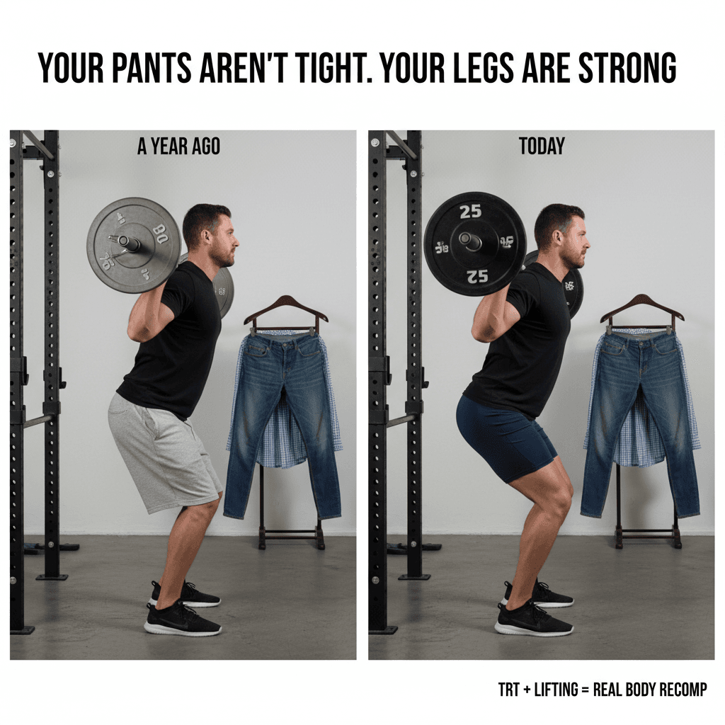 Started TRT to Look Better, Now Your Pants Don't Fit