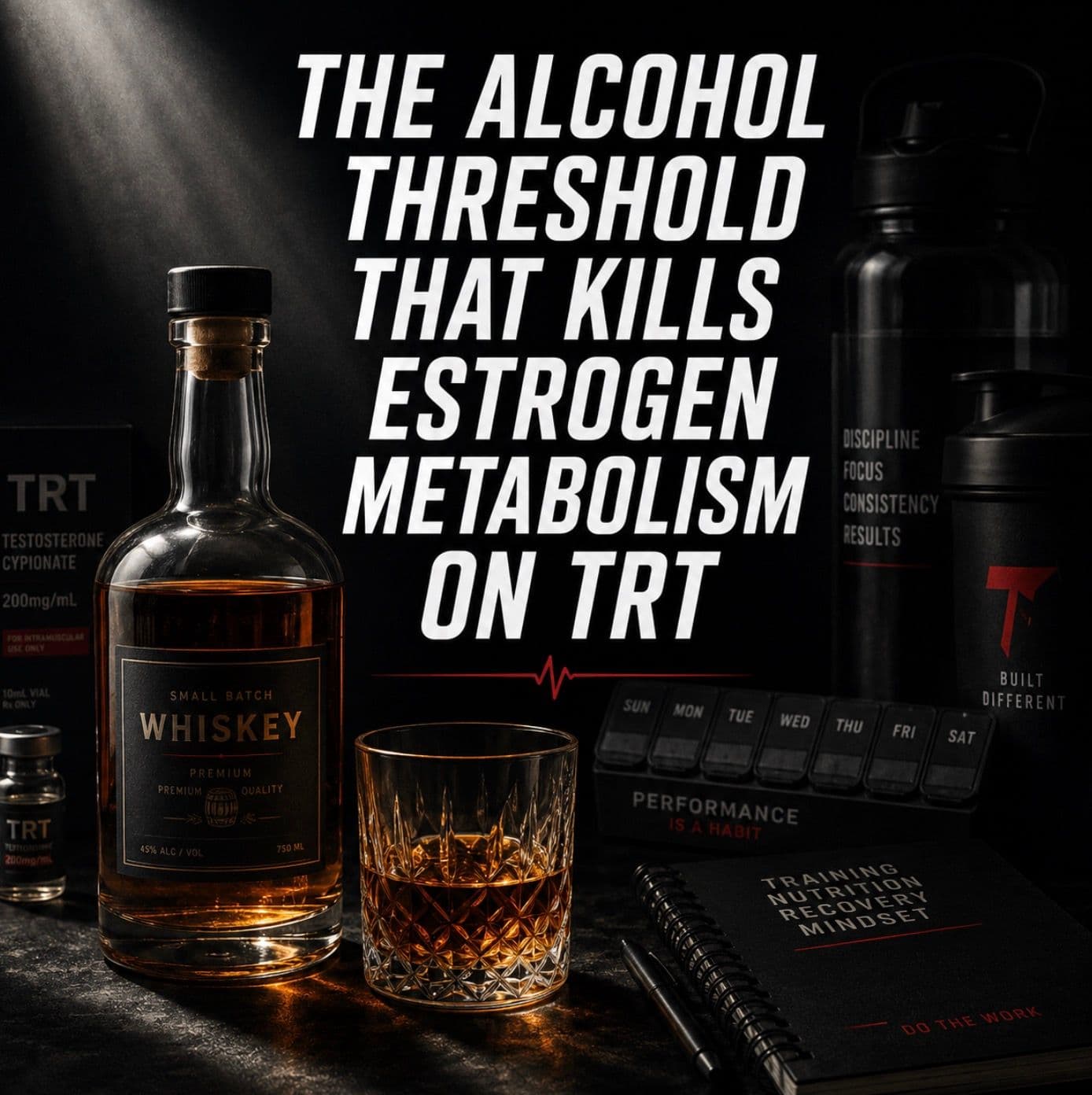 The Alcohol Threshold That Kills Estrogen Metabolism on TRT (It's Lower Than You Think)