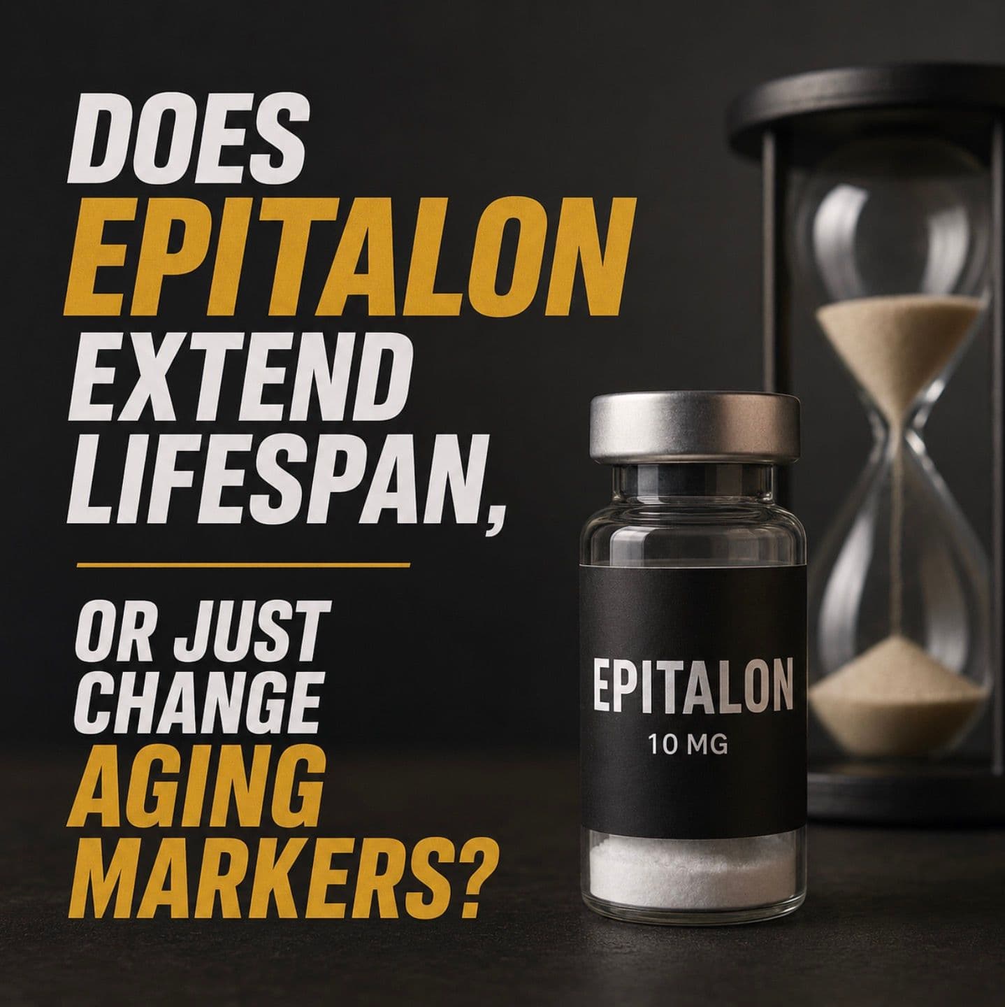 Does Epitalon Extend Lifespan, or Just Change Aging Markers?