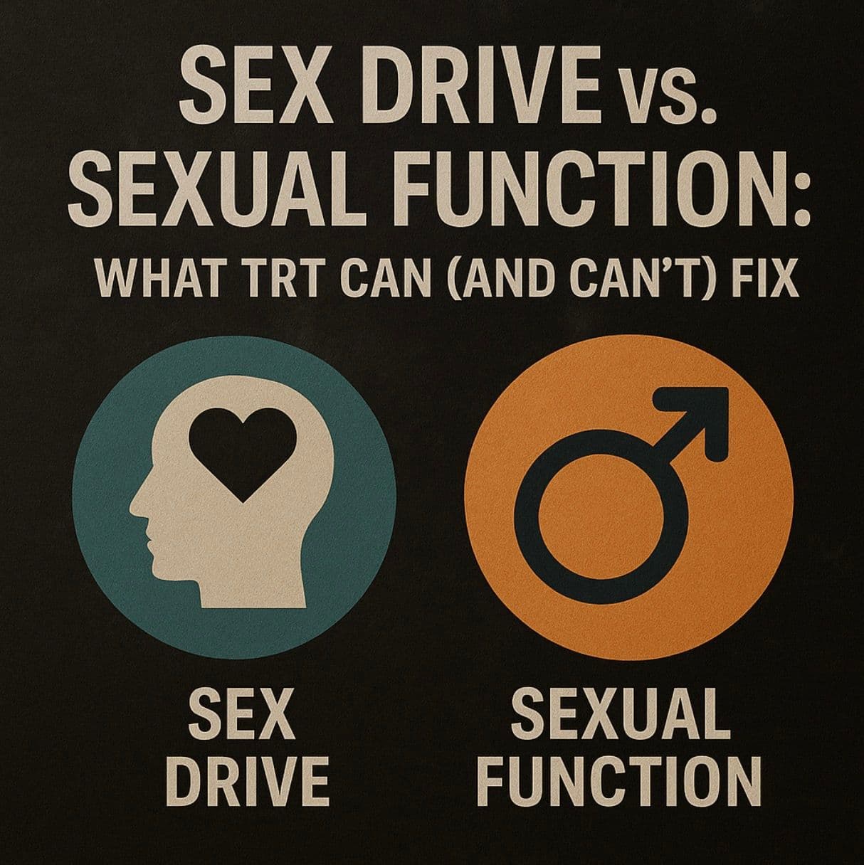 Sex Drive vs. Sexual Function: What TRT Can (and Can’t) Fix