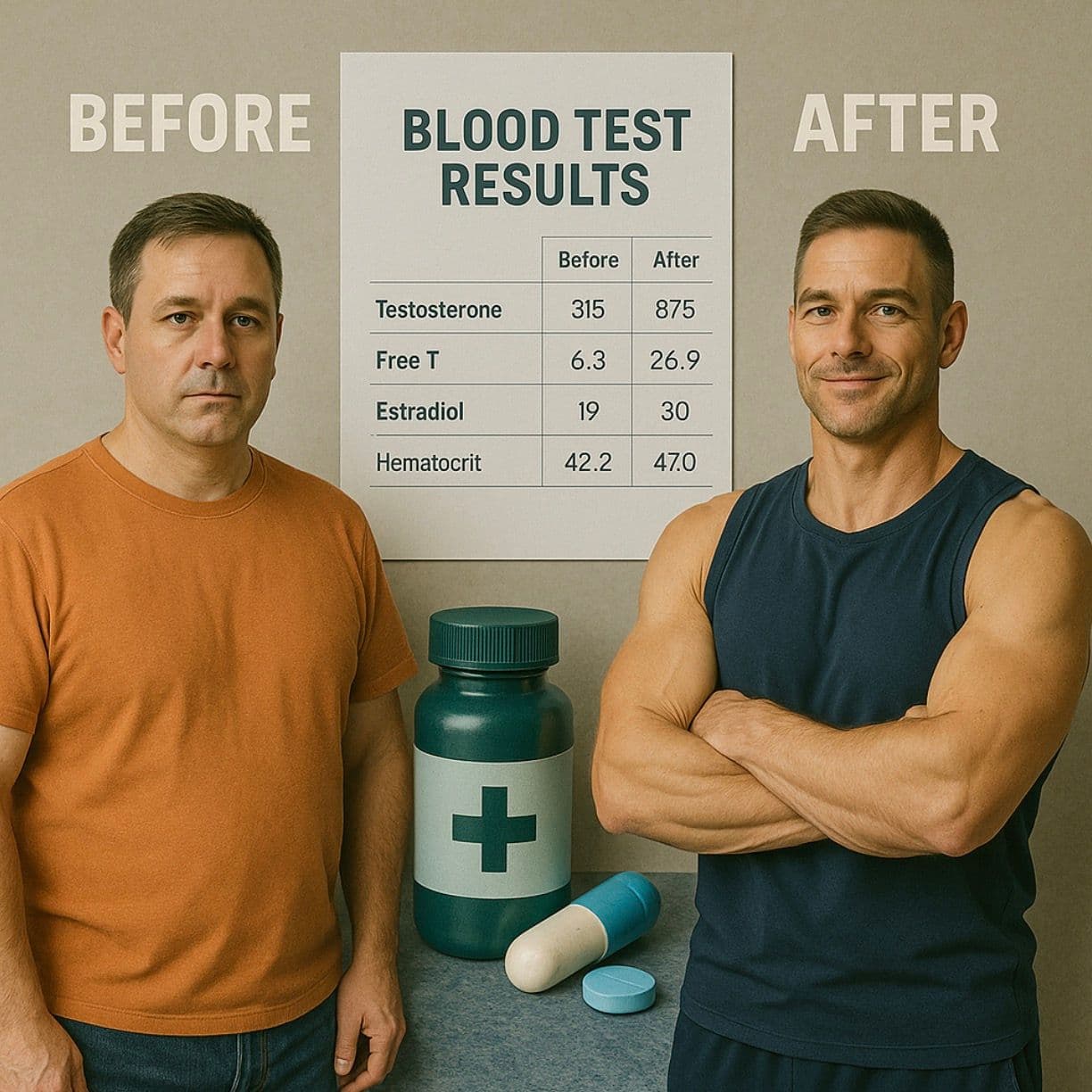 Before & After: A TRT Transformation You Can See in the Bloodwork