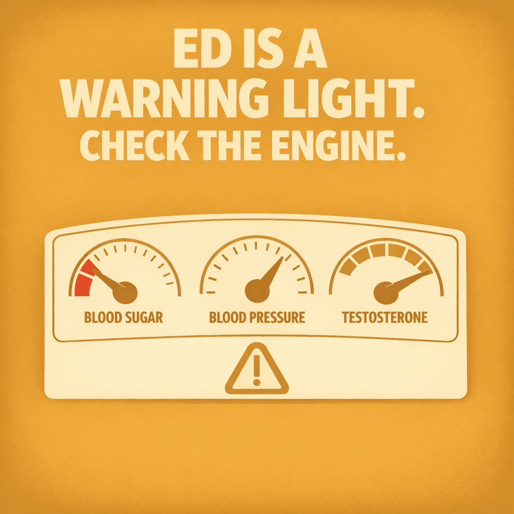 Blood Sugar Beats Testosterone for Erectile Function: Why Your A1C Matters More Than Your T Levels