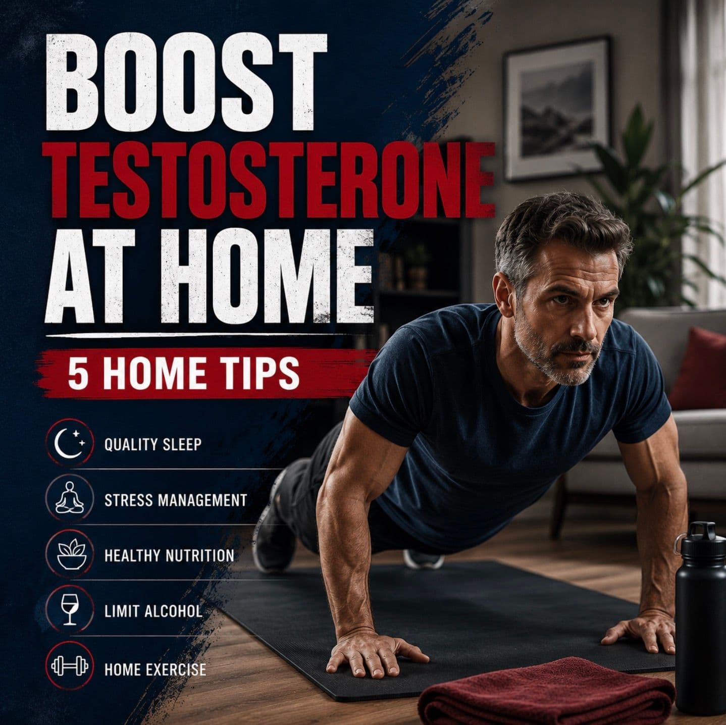 Boosting Testosterone Without the Gym: 5 Home Tips!