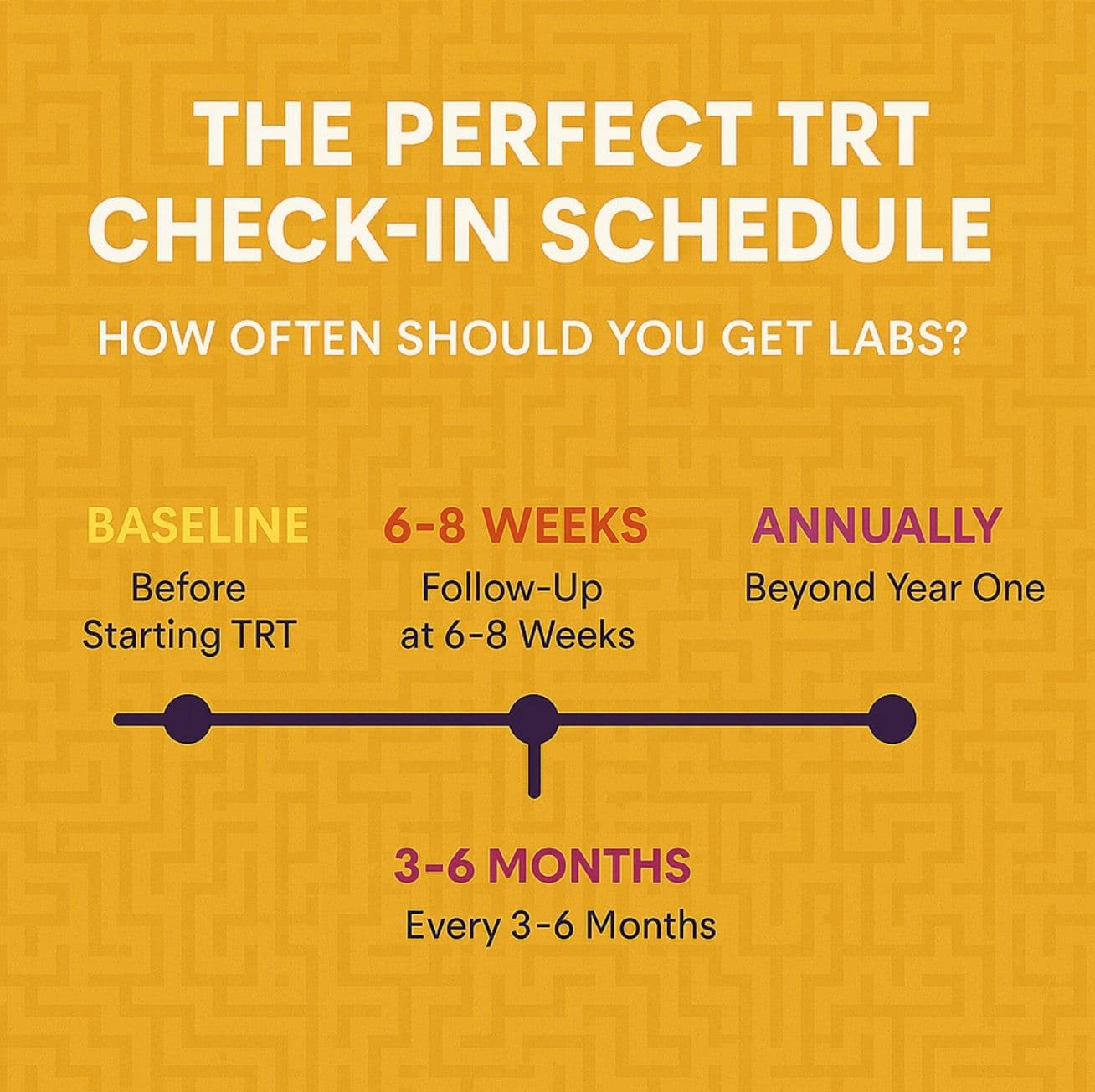 The Perfect TRT Check-In Schedule: How Often Should You Get Labs?
