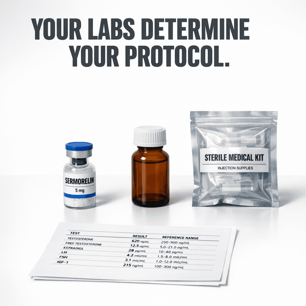 Sermorelin Isn't a Testosterone Booster — It's a Recovery and Body Composition Tool. Here's the Difference.