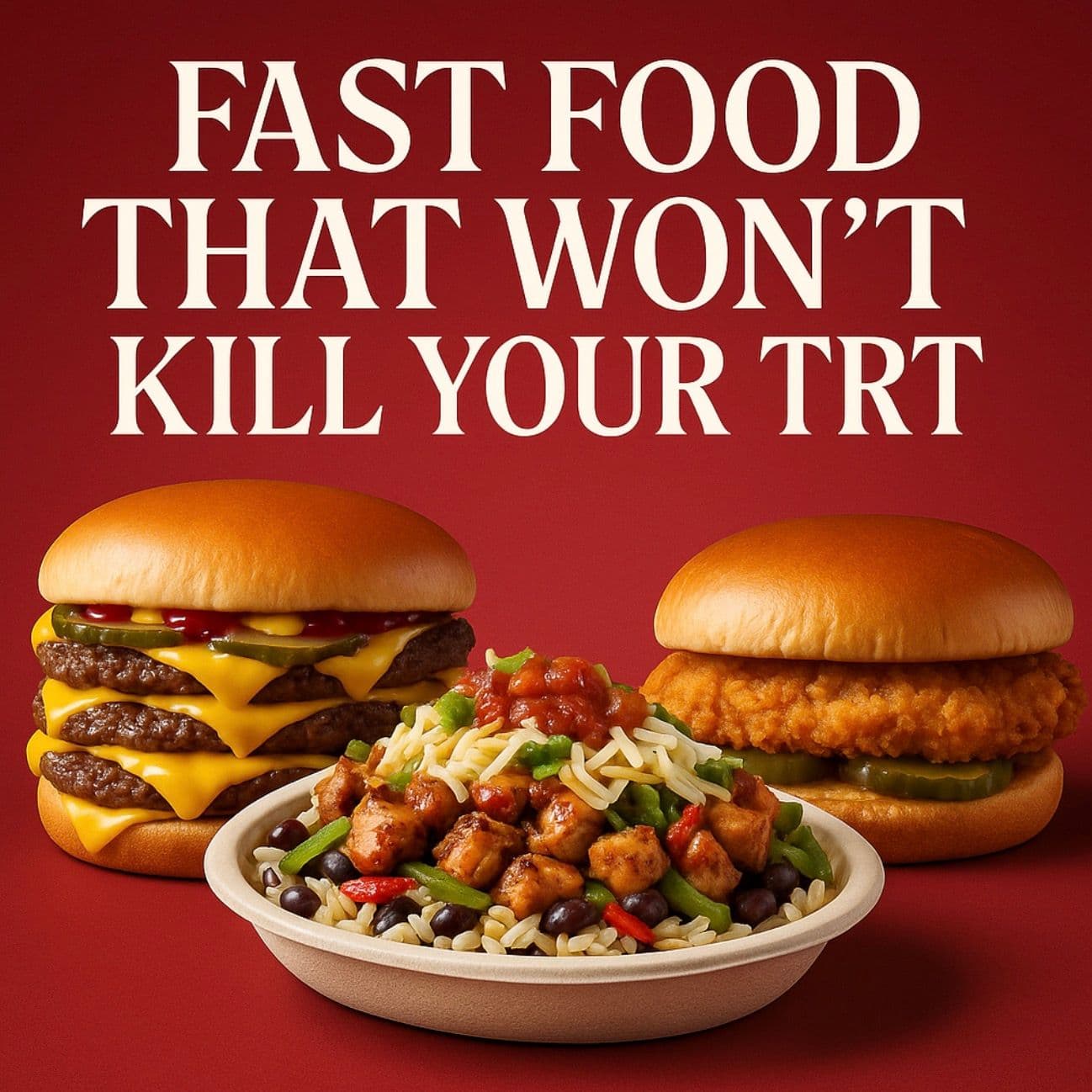 Fast Food Options That Won’t Blow Your TRT Progress