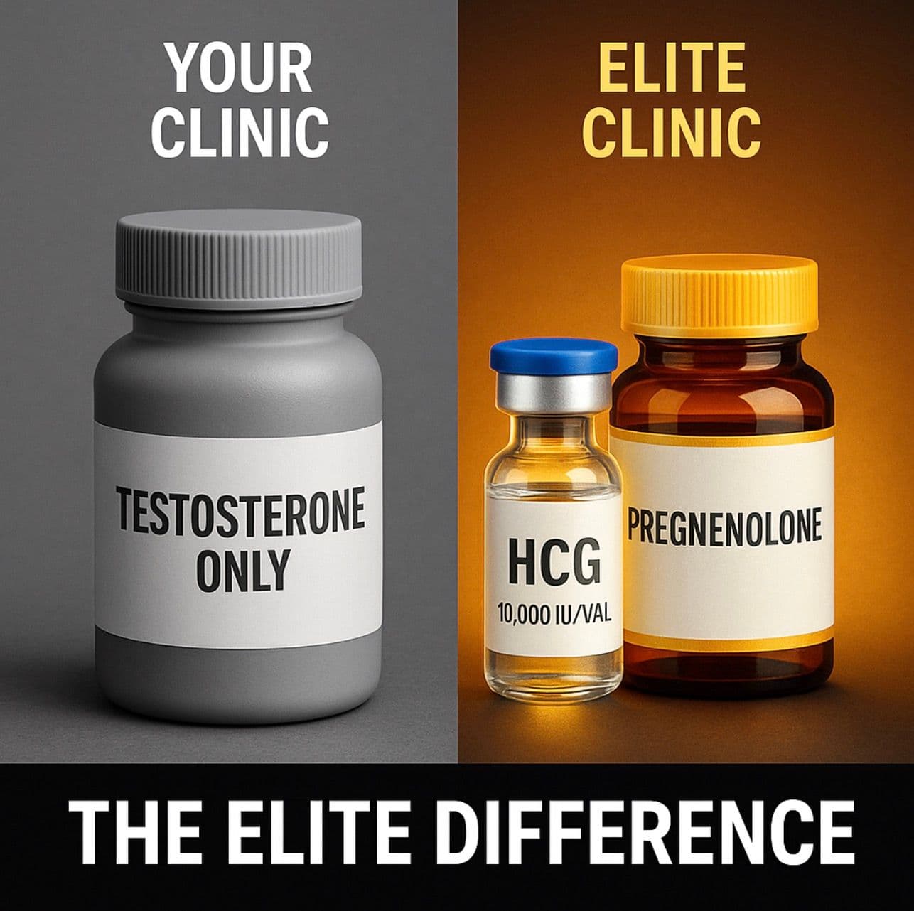 HCG + Pregnenolone: What Elite TRT Clinics Add (And Yours Doesn't)