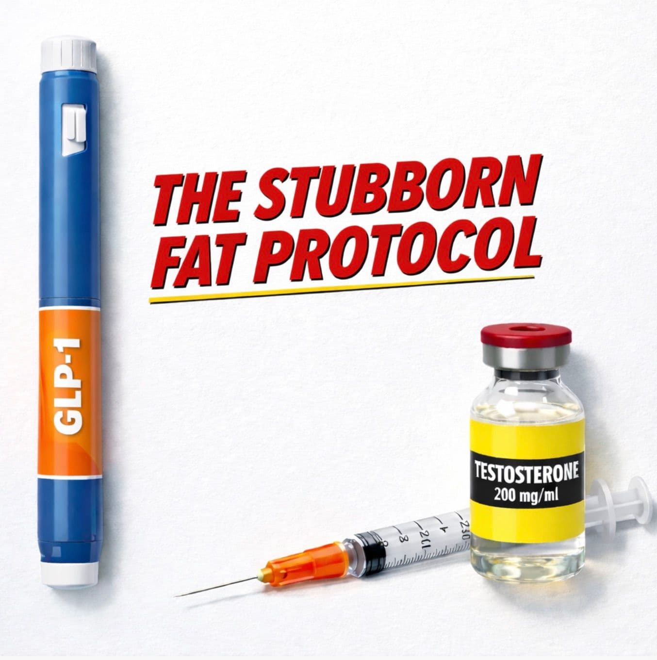 GLP-1 + TRT: The Fat Loss Stack for Men Who Can't Lose the Gut